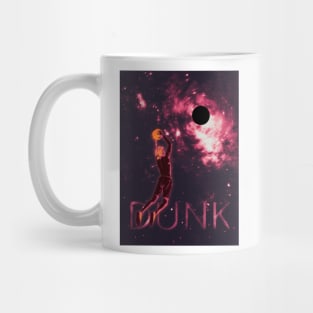 Space Dunk Basket ball Illustration Mug